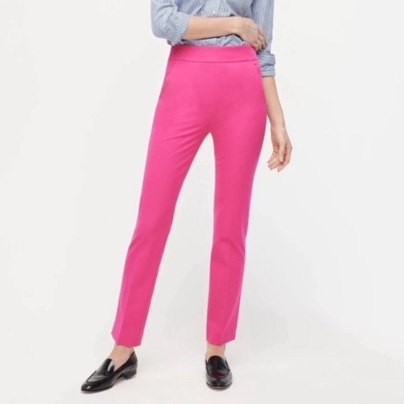 J. Crew Women's Remi Pink Pants Size 12 New - Picture 1 of 8